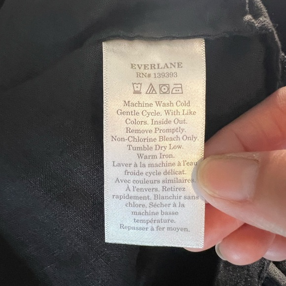 Everlane Elegant Black Sleeveless Dress 100% Line Size Small - Picture 8 of 9